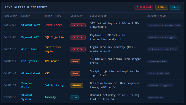 Incident Monitoring Screenshot